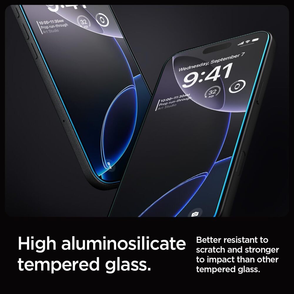 iPhone 16 Pro / 17 / 17 Pro SPIGEN Tempered Glass Protector (2PCS)