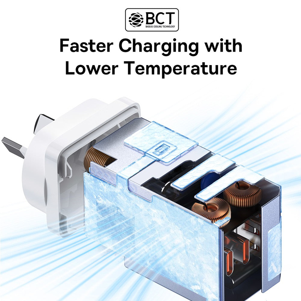 Baseus GaN5 Pro Fast Charger 65W -White