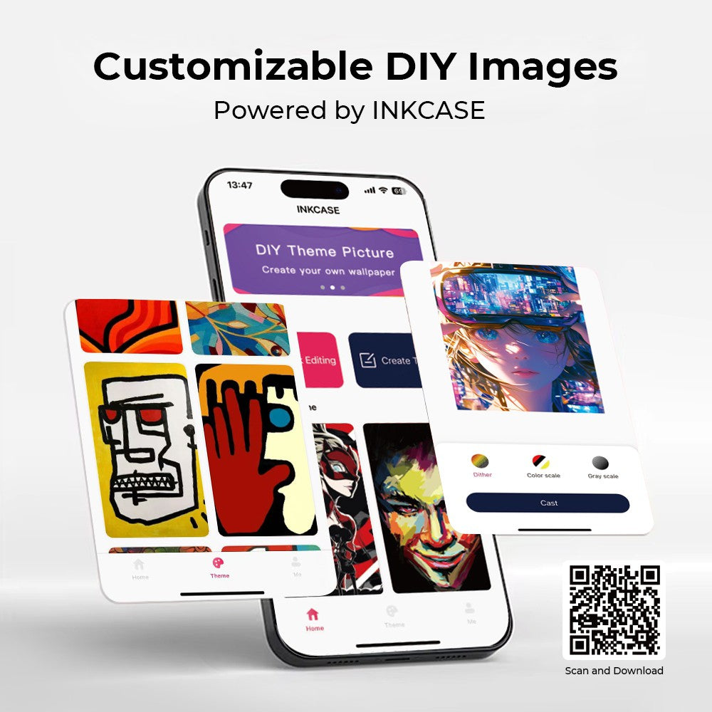 iPhone 16 Pro Max E-ink Display Customizable MagSafe Case