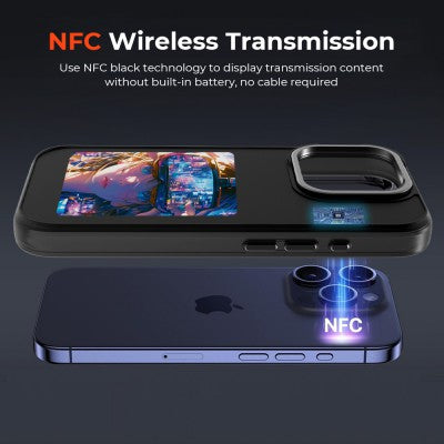 iPhone 16 Pro Max E-ink Display Customizable MagSafe Case