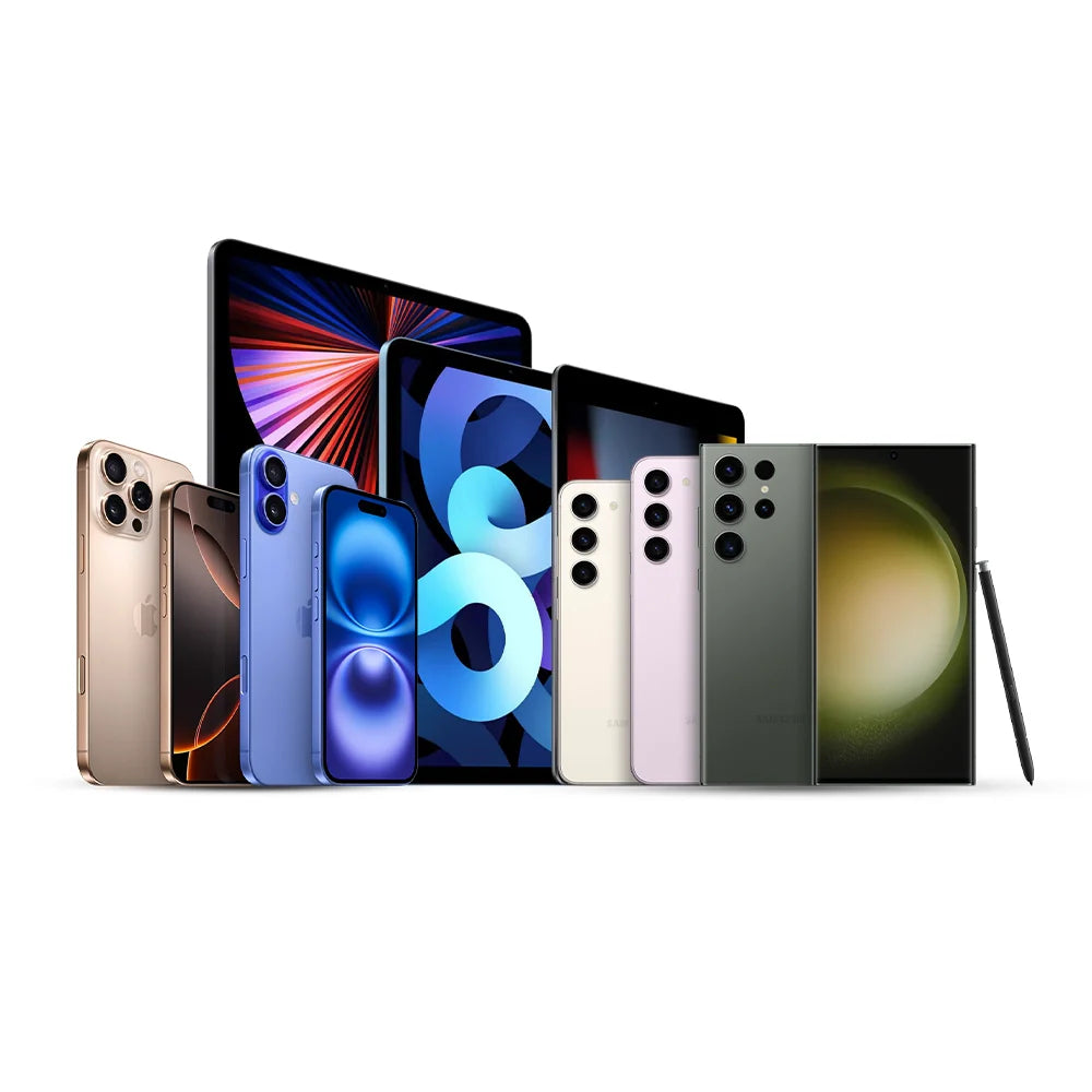 iPhone, iPad and Samsung