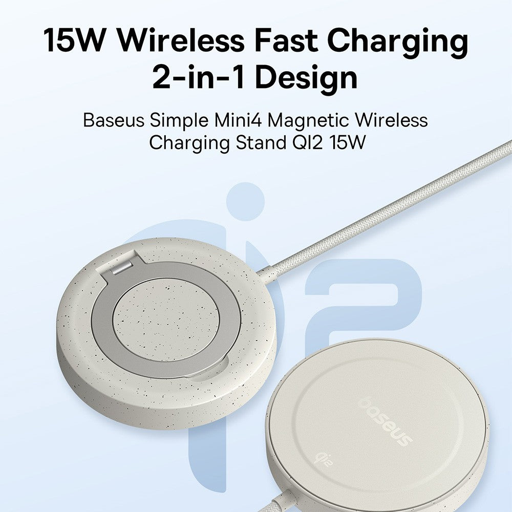 Baseus Qi2 15W MagSafe Wireless Charger Stand