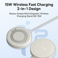 Baseus Qi2 15W MagSafe Wireless Charger Stand