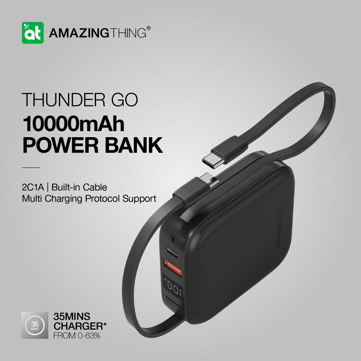 AMAZINGTHING THUNDER GO 10,000mAh Power Bank