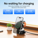 Hoco DWQ02 Qi2 3-in-1 Foldable MagSafe Charger with Retractable Cable – 15W Fast Charge