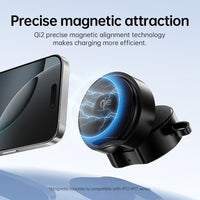 Hoco DWQ02 Qi2 3-in-1 Foldable MagSafe Charger with Retractable Cable – 15W Fast Charge