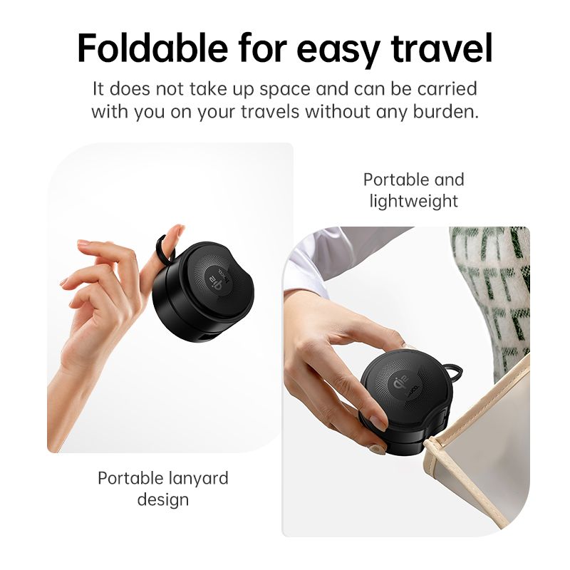 Hoco DWQ02 Qi2 3-in-1 Foldable MagSafe Charger with Retractable Cable – 15W Fast Charge