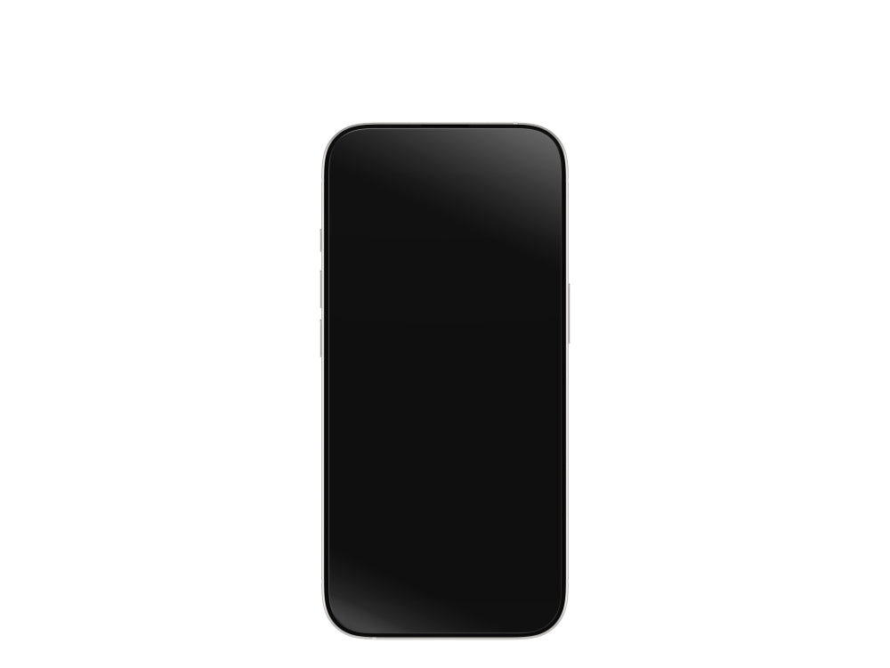 OtterBox Glass installed on iPhone 17 Pro front view
