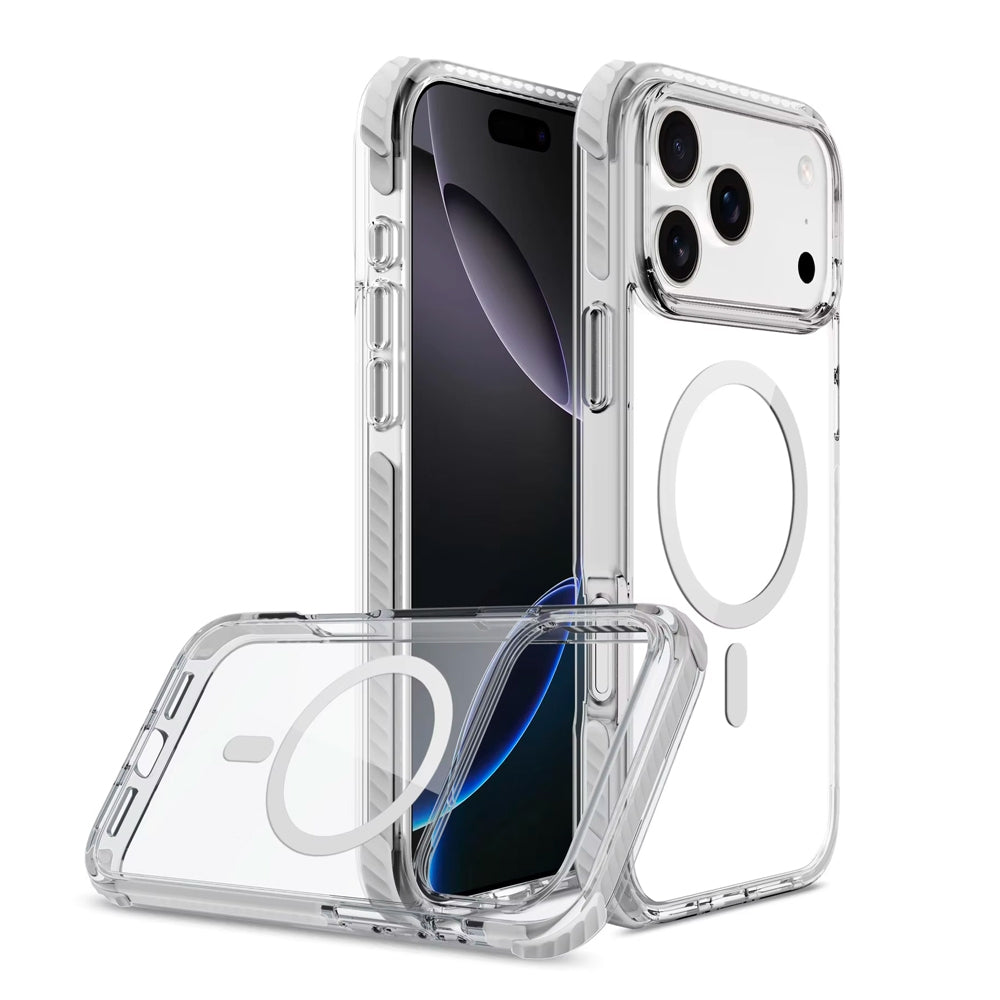 REDEFYNE Echo Wave MagSafe case for iPhone 18 Pro Max in grey