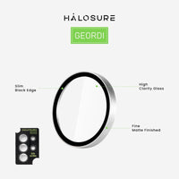 Halosure anti-reflective lens armour Galaxy S26 Ultra showing accessories and cleaning kit