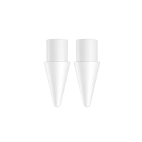Two Baseus Smooth Writing replacement capacitive stylus tips in Moon White