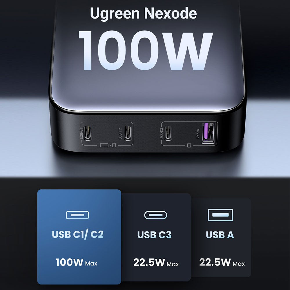 UGREEN CD328 Nexode 100W 4-Port GaN Fast Charger