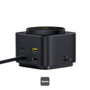 Baseus MagPro Series II angled rear view showing ports and SD slot OZ Tech Deals