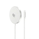 REDEFYNE magnetic charging pad angled view showing the slim aluminium alloy shell
