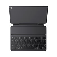 Detachable magnetic keyboard separated from the iPad 10.2 case shell