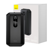 Baseus Super Energy Pro car jump starter, front view with display