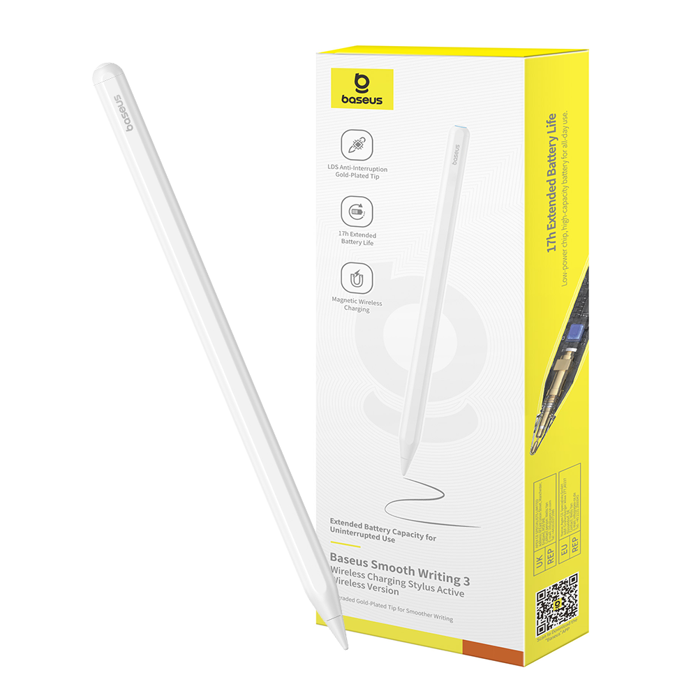 Baseus Smooth Writing 3 wireless charging stylus retail packaging