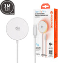 REDEFYNE Qi2.2 25W magnetic charging pad with retail packaging and 1 metre cable