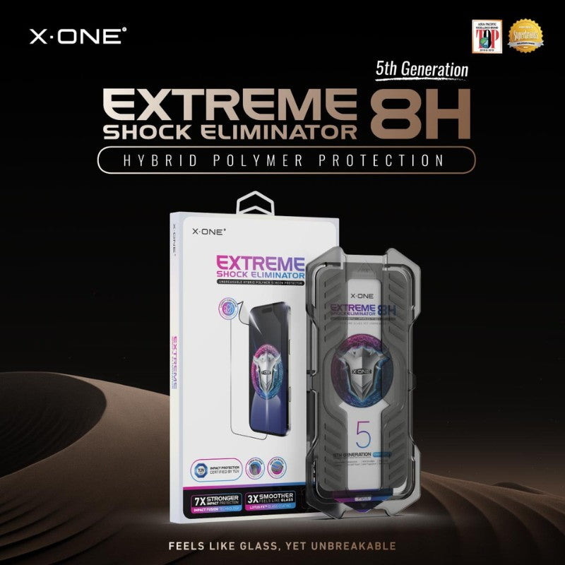 X.One Clear Screen Protector retail packaging for iPhone OZ Tech Deals