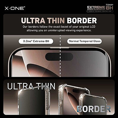 X.One ultra thin edge screen protector design OZ Tech Deals