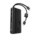 Baseus EnerFill FC41 10,000mAh 67W power bank in black with dual built in USB-C cables