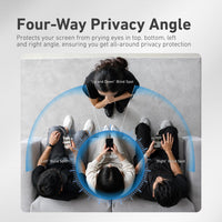 X.One 360 Privacy four way privacy angle blocking views from top, bottom, left and right for iPhone 16 Pro, 17 and 17 Pro