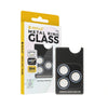 Kinglas metal ring HD tempered glass camera lens protectors in blue for iPhone 18 Pro and 18 Pro Max
