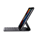 Brilliance keyboard case magnetic stand holding iPad 10.2 at typing angle