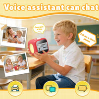 AI sticker printer voice assistant
