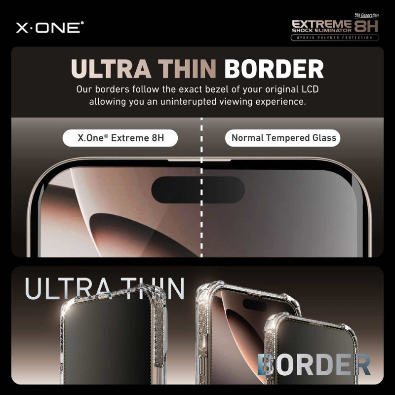 iPhone 16 Pro Max / 17 Pro Max Xone Unbreakable Polymer Clear Screen Protector