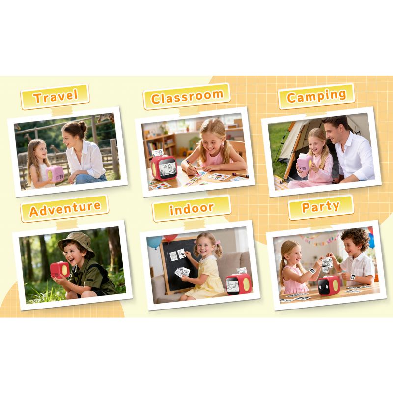 AI sticker printer for travel, classroom and camping