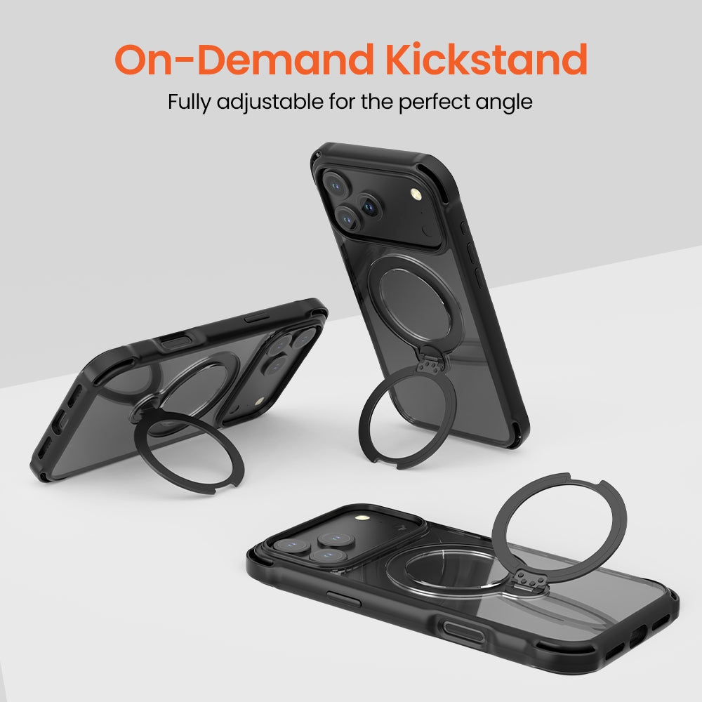 REDEFYNE Rebound case magnetic ring alignment with a MagSafe charger