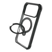 REDEFYNE Rebound MagSafe case with ring kickstand for iPhone 17 Pro Max and 18 Pro Max in black
