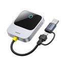 SafeJourney adapter plugged into a car USB port