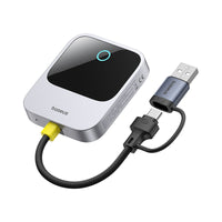 SafeJourney adapter plugged into a car USB port