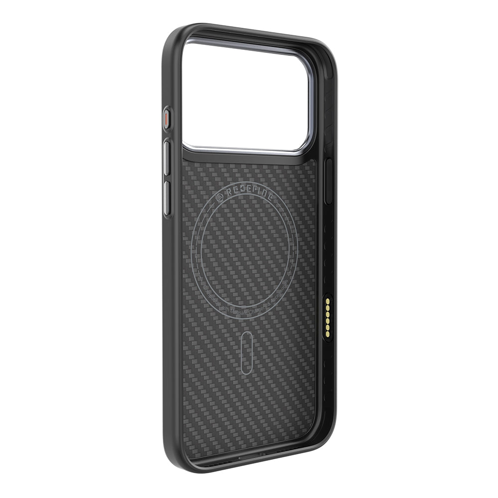 Inside of the REDEFYNE Armor Xtreme case showing the built in MagSafe compatible magnetic ring