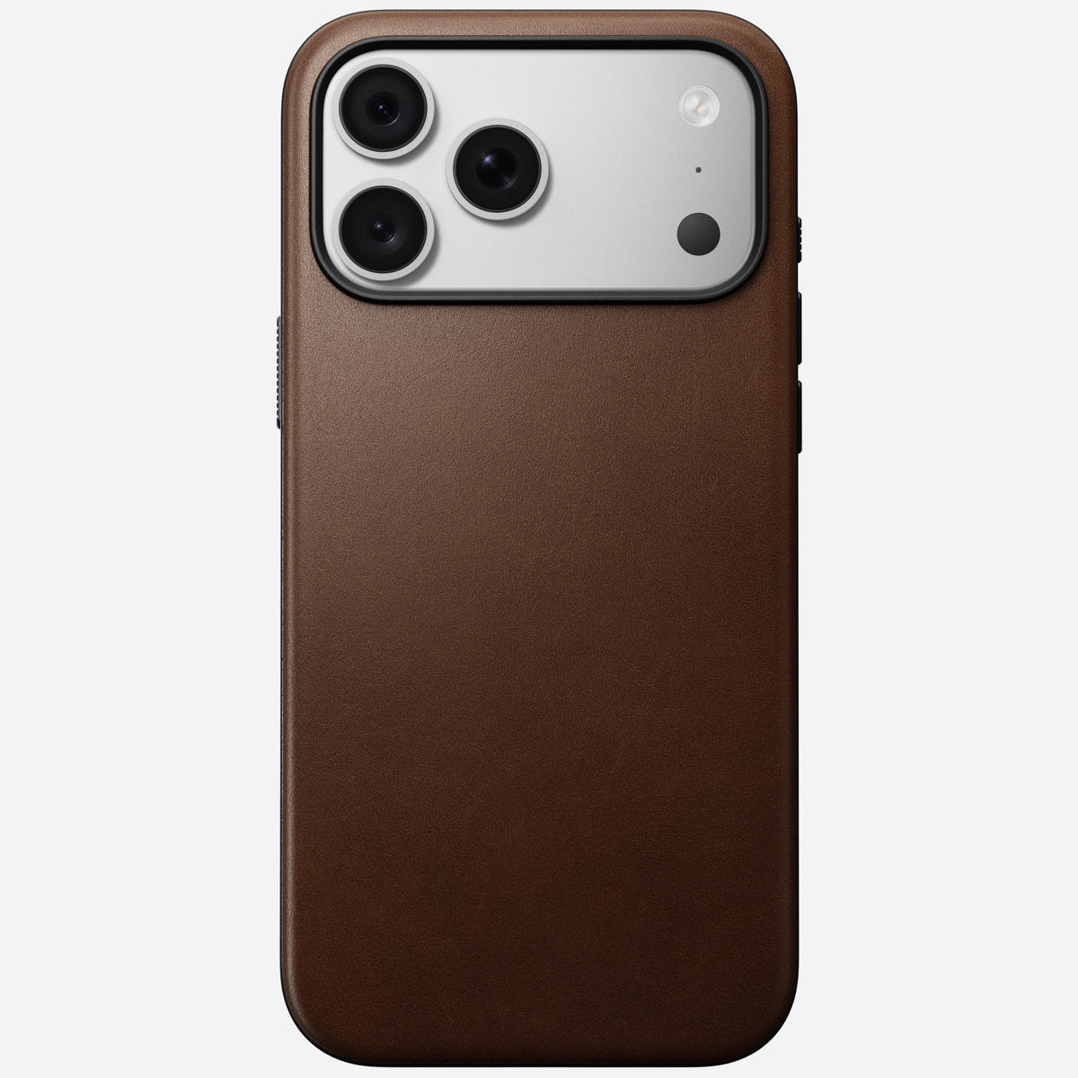 Nomad Modern Camino case for iPhone 18 Pro Max showing bumper and button detail