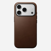 Nomad Modern Camino case for iPhone 18 Pro showing frame and button detail
