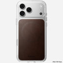 Side profile of the Nomad Clear case for iPhone 18 Pro Max showing TPU bumper