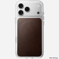 Side profile of the Nomad Clear case for iPhone 18 Pro Max showing TPU bumper
