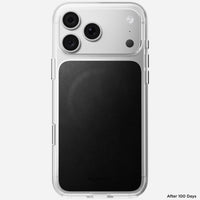 Side profile of the Nomad Clear case for iPhone 18 Pro Max showing TPU bumper
