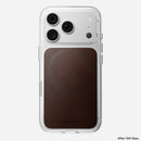 Side profile of the Nomad Clear case for iPhone 18 Pro showing TPU bumper
