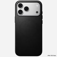 Side profile of the Nomad Traditional Camino case for iPhone 18 Pro Max