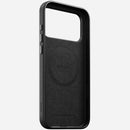 Black Camino leather Nomad Traditional case for iPhone 18 Pro Max shown on its own