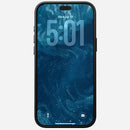 Detail of the Camino leather grain on the Nomad Traditional iPhone 18 Pro Max case