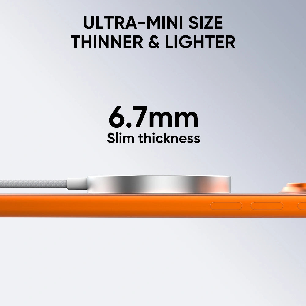 REDEFYNE charging pad ultra-mini size at 6.7 mm slim thickness