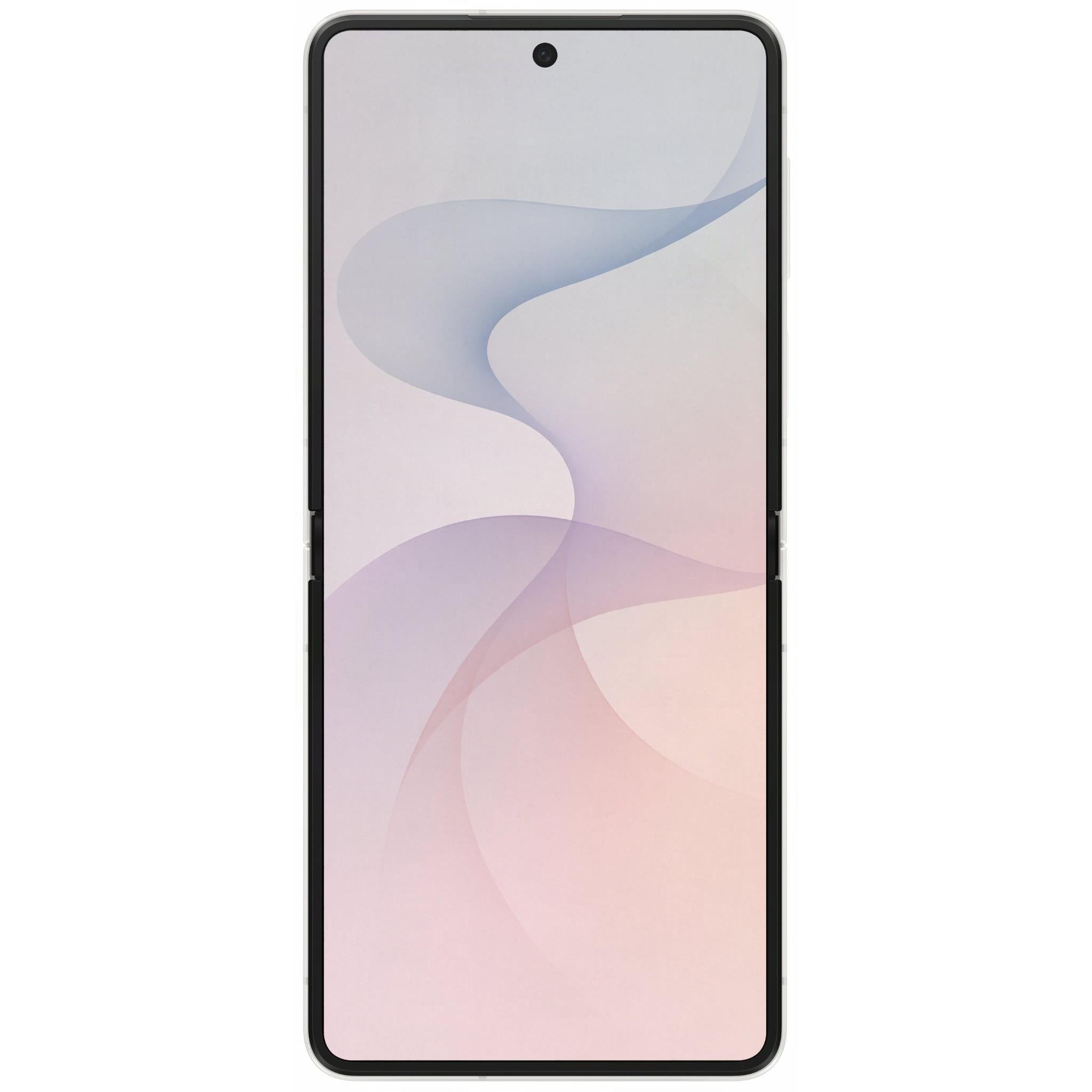 Samsung Galaxy Z Flip8 256GB in Cream - rear view