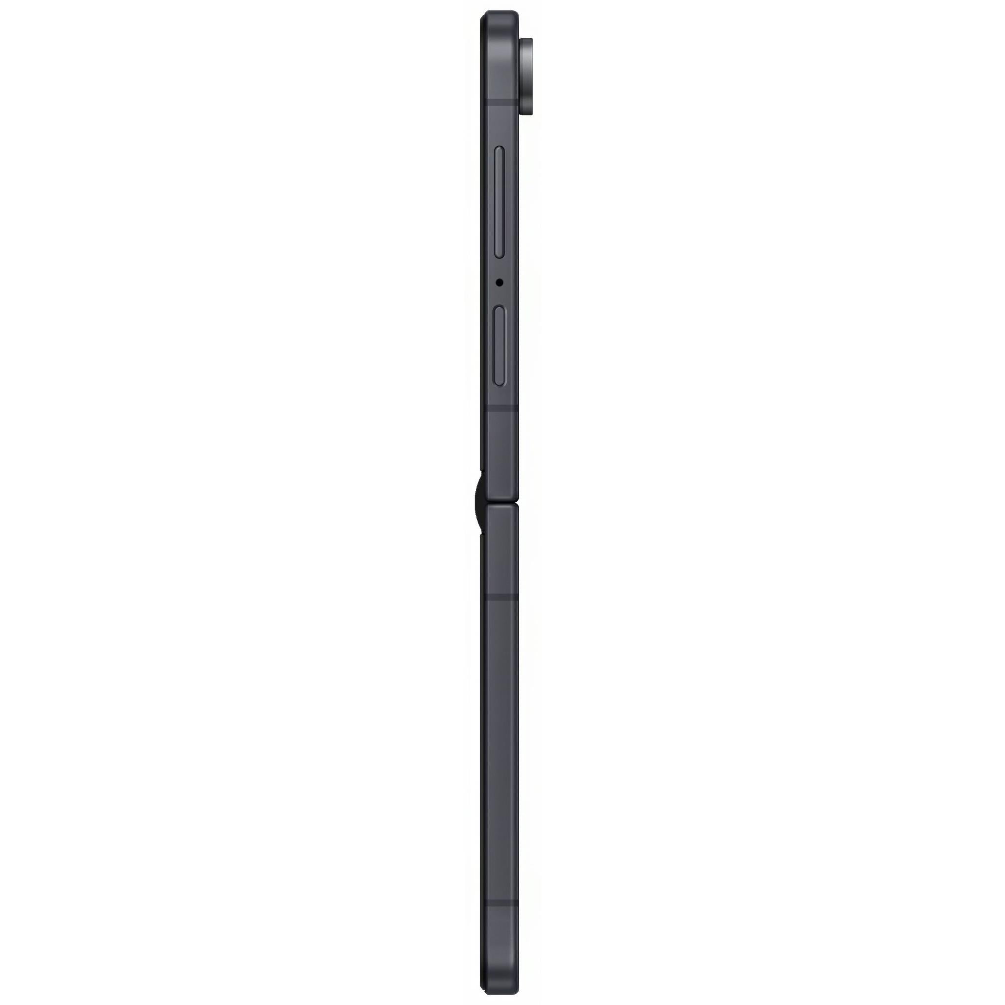 Samsung Galaxy Z Flip8 256GB in Graphite - side profile showing thickness
