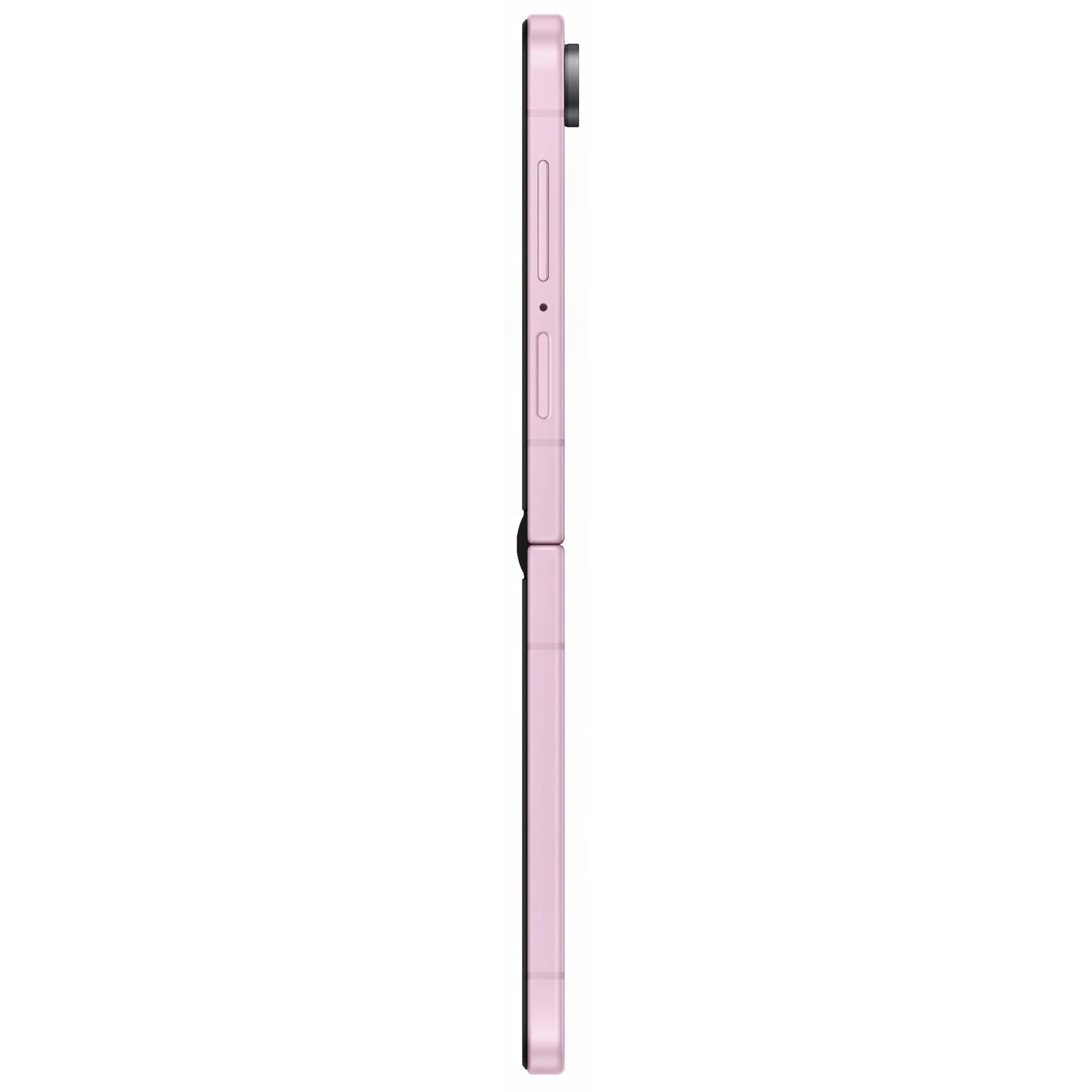 Samsung Galaxy Z Flip8 256GB in Pink - side profile showing thickness