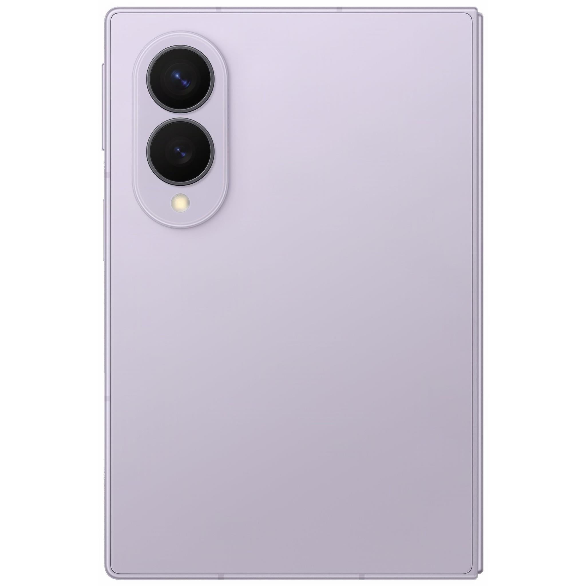 Samsung Galaxy Z Fold8 512GB in Lavender - side profile showing thickness